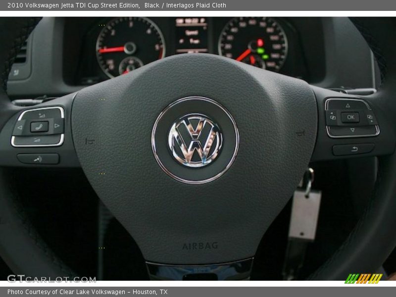 Black / Interlagos Plaid Cloth 2010 Volkswagen Jetta TDI Cup Street Edition