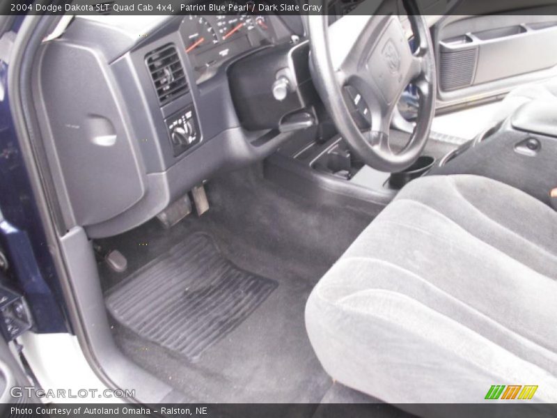 Patriot Blue Pearl / Dark Slate Gray 2004 Dodge Dakota SLT Quad Cab 4x4
