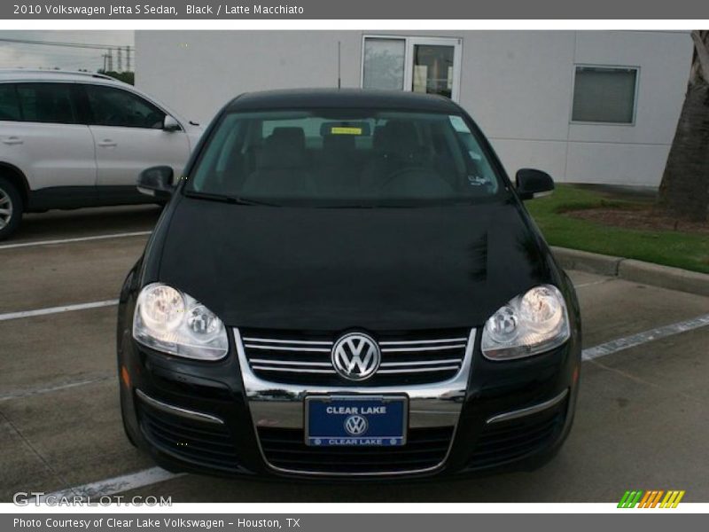 Black / Latte Macchiato 2010 Volkswagen Jetta S Sedan