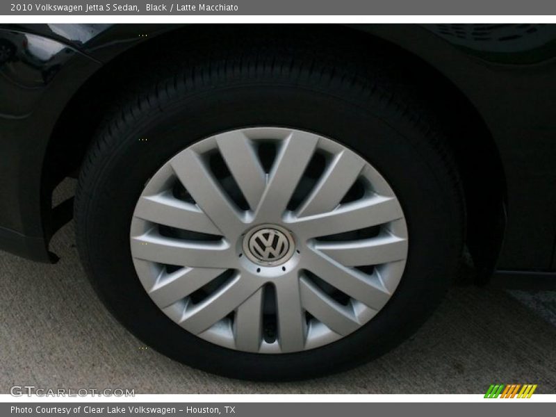 Black / Latte Macchiato 2010 Volkswagen Jetta S Sedan