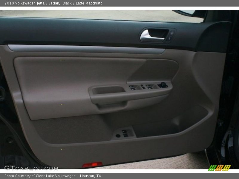 Black / Latte Macchiato 2010 Volkswagen Jetta S Sedan
