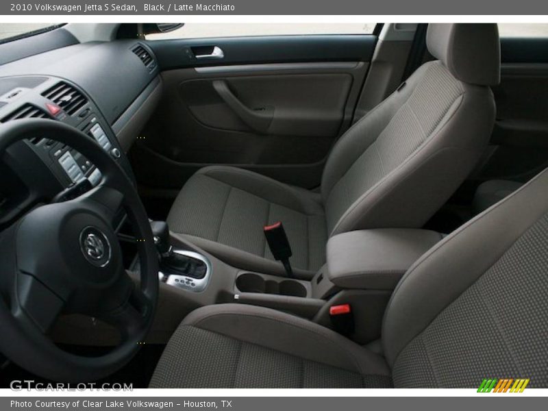 Black / Latte Macchiato 2010 Volkswagen Jetta S Sedan