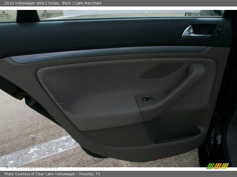 Black / Latte Macchiato 2010 Volkswagen Jetta S Sedan