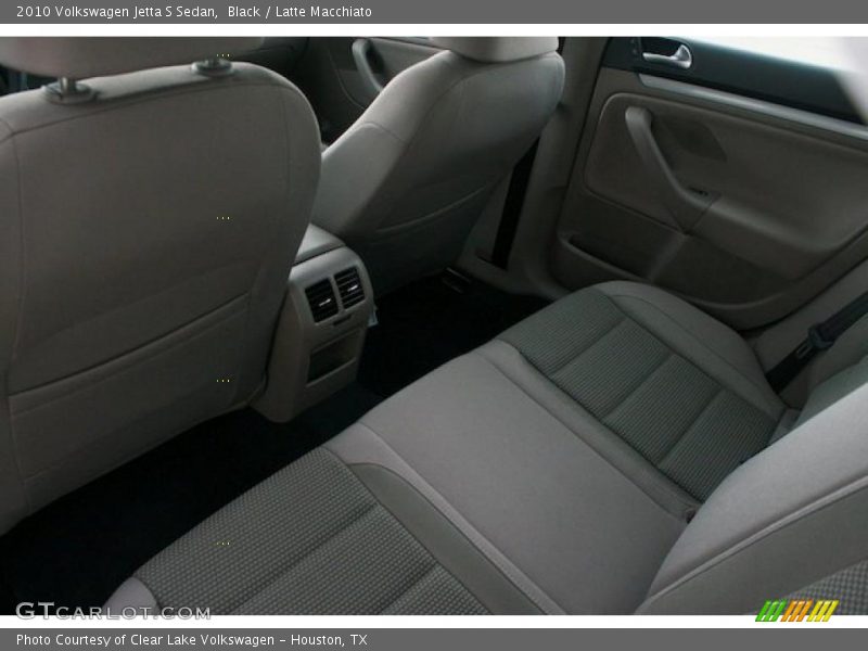 Black / Latte Macchiato 2010 Volkswagen Jetta S Sedan