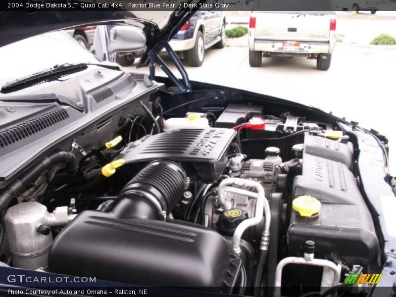 Patriot Blue Pearl / Dark Slate Gray 2004 Dodge Dakota SLT Quad Cab 4x4