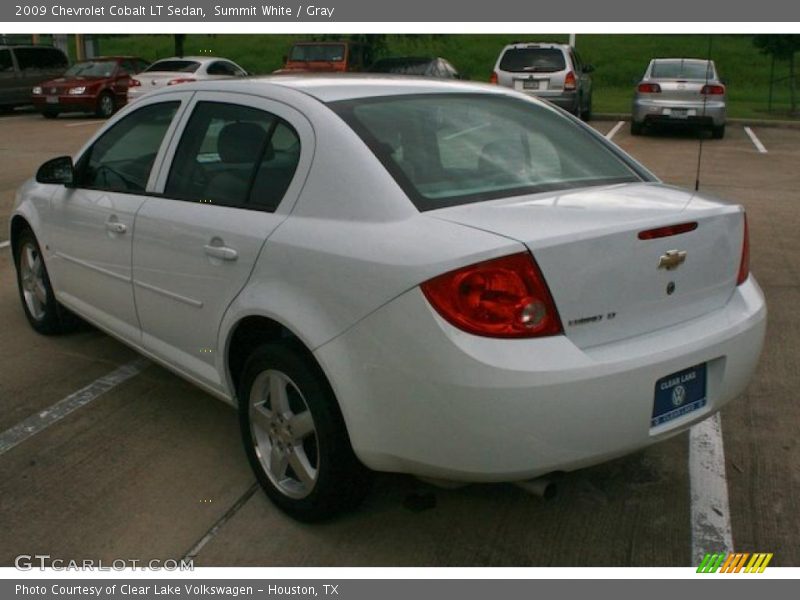 Summit White / Gray 2009 Chevrolet Cobalt LT Sedan