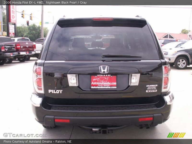 Nighthawk Black Pearl / Gray 2006 Honda Pilot EX-L 4WD