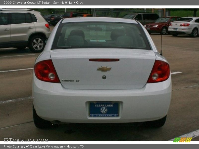 Summit White / Gray 2009 Chevrolet Cobalt LT Sedan