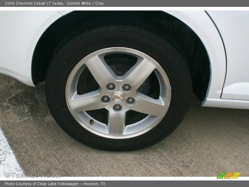 Summit White / Gray 2009 Chevrolet Cobalt LT Sedan
