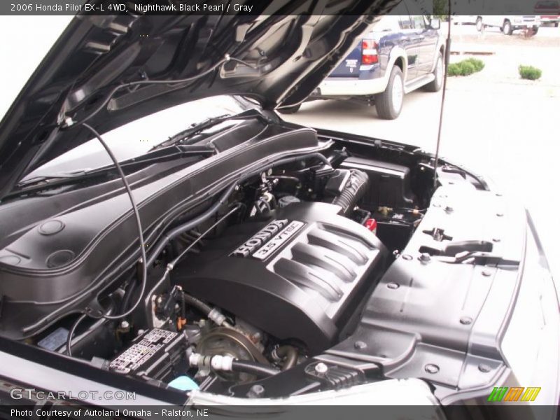 Nighthawk Black Pearl / Gray 2006 Honda Pilot EX-L 4WD
