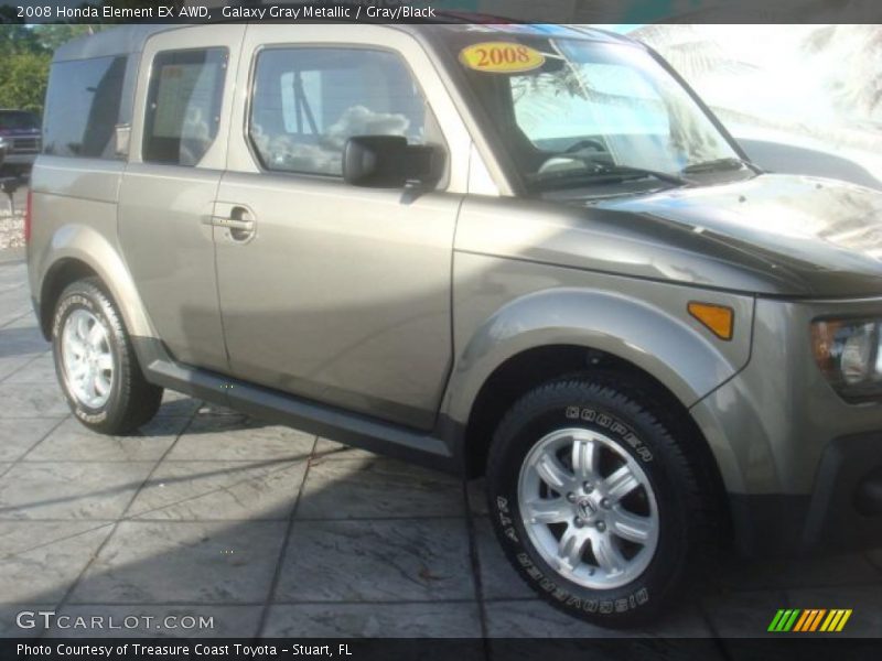 Galaxy Gray Metallic / Gray/Black 2008 Honda Element EX AWD