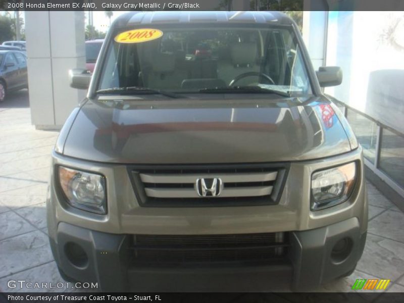 Galaxy Gray Metallic / Gray/Black 2008 Honda Element EX AWD