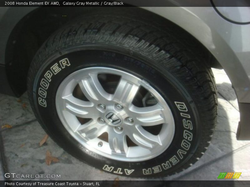 Galaxy Gray Metallic / Gray/Black 2008 Honda Element EX AWD