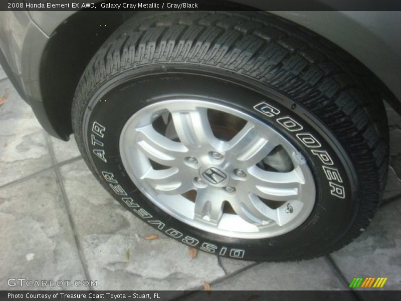 Galaxy Gray Metallic / Gray/Black 2008 Honda Element EX AWD