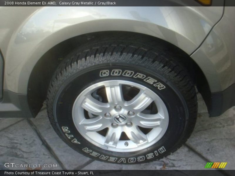 Galaxy Gray Metallic / Gray/Black 2008 Honda Element EX AWD