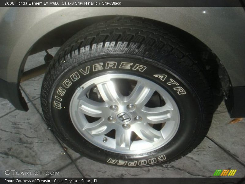 Galaxy Gray Metallic / Gray/Black 2008 Honda Element EX AWD