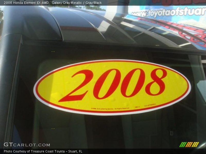 Galaxy Gray Metallic / Gray/Black 2008 Honda Element EX AWD