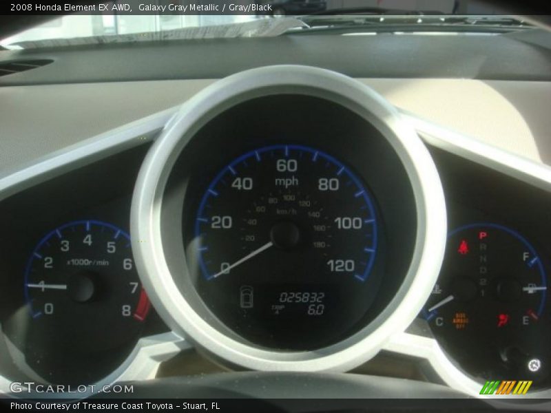 Galaxy Gray Metallic / Gray/Black 2008 Honda Element EX AWD
