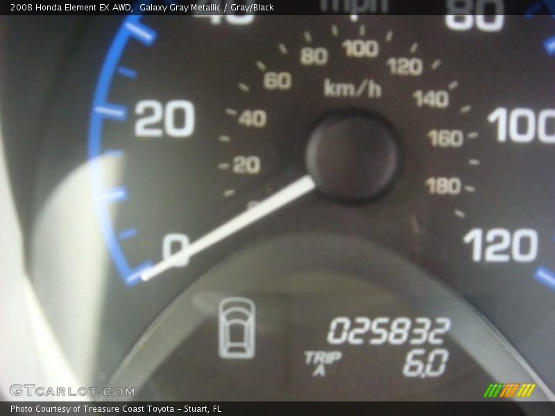 Galaxy Gray Metallic / Gray/Black 2008 Honda Element EX AWD