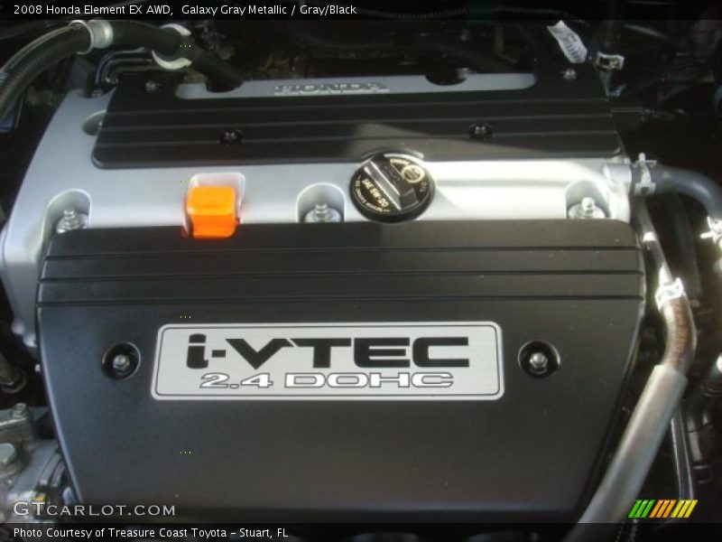Galaxy Gray Metallic / Gray/Black 2008 Honda Element EX AWD