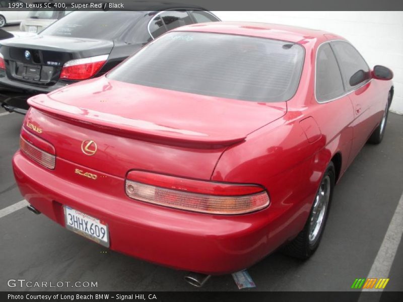 Super Red / Black 1995 Lexus SC 400