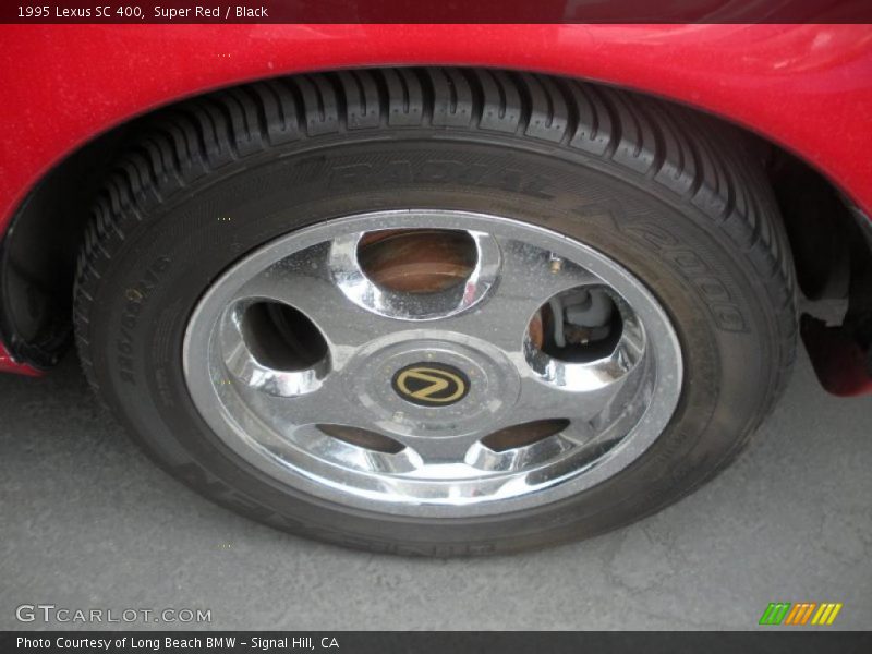 Super Red / Black 1995 Lexus SC 400