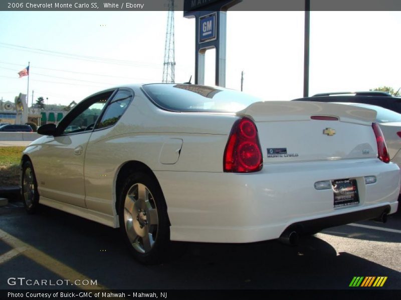 White / Ebony 2006 Chevrolet Monte Carlo SS
