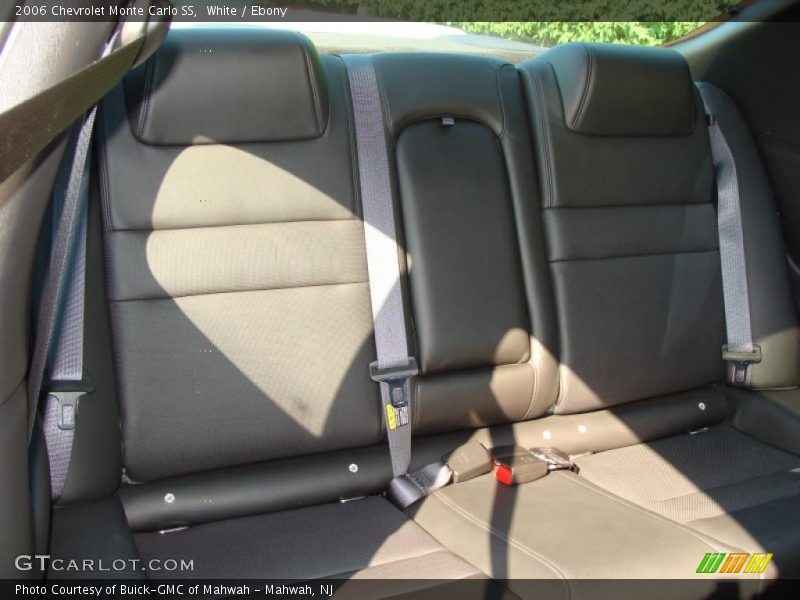 White / Ebony 2006 Chevrolet Monte Carlo SS