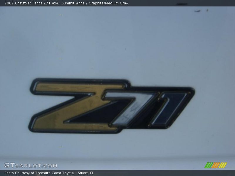 Summit White / Graphite/Medium Gray 2002 Chevrolet Tahoe Z71 4x4