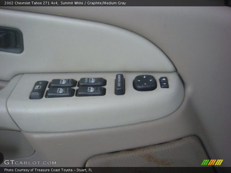 Summit White / Graphite/Medium Gray 2002 Chevrolet Tahoe Z71 4x4