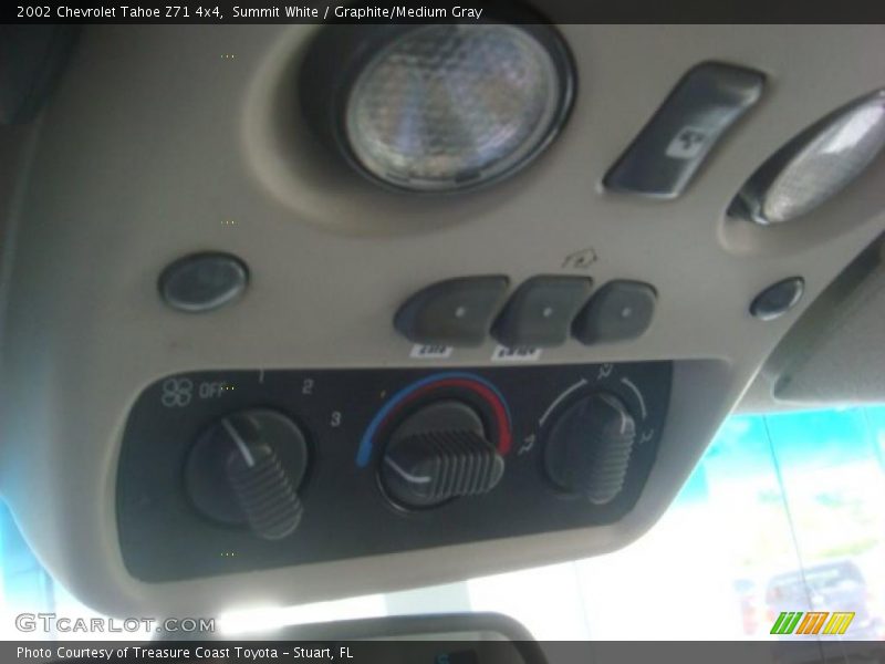 Summit White / Graphite/Medium Gray 2002 Chevrolet Tahoe Z71 4x4
