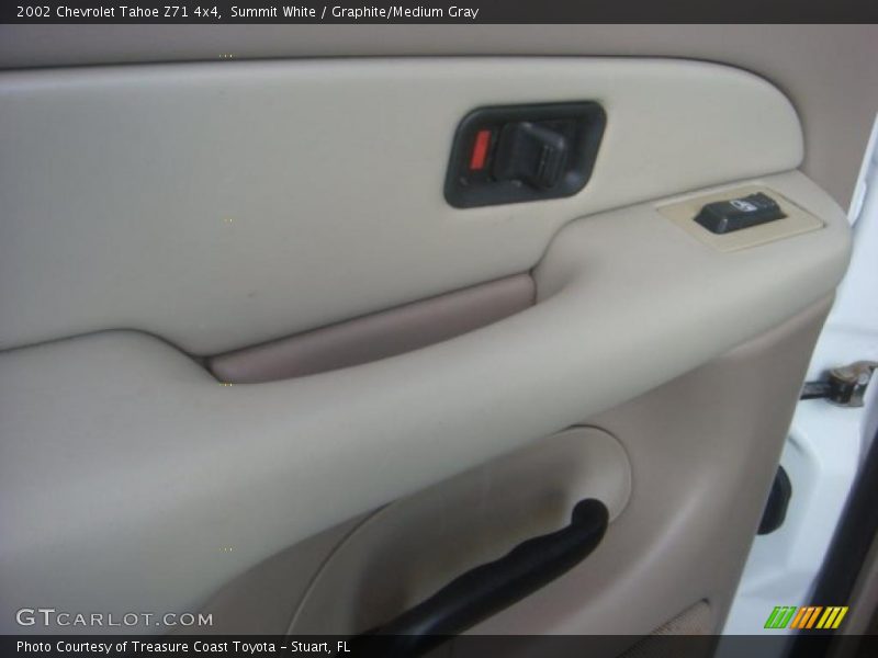 Summit White / Graphite/Medium Gray 2002 Chevrolet Tahoe Z71 4x4