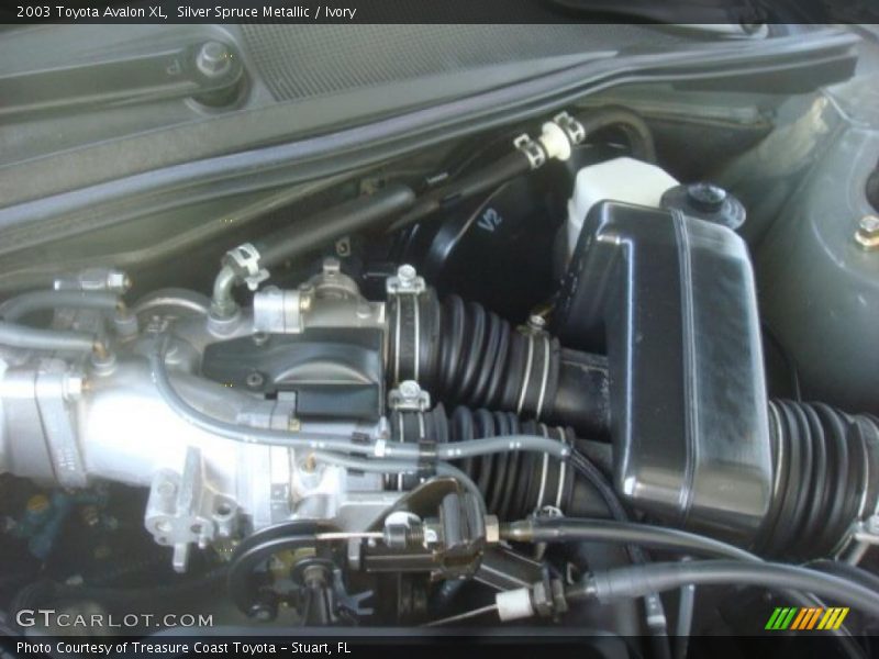 Silver Spruce Metallic / Ivory 2003 Toyota Avalon XL