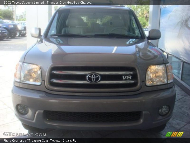Thunder Gray Metallic / Charcoal 2002 Toyota Sequoia Limited
