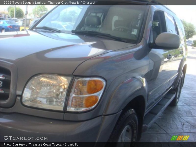 Thunder Gray Metallic / Charcoal 2002 Toyota Sequoia Limited