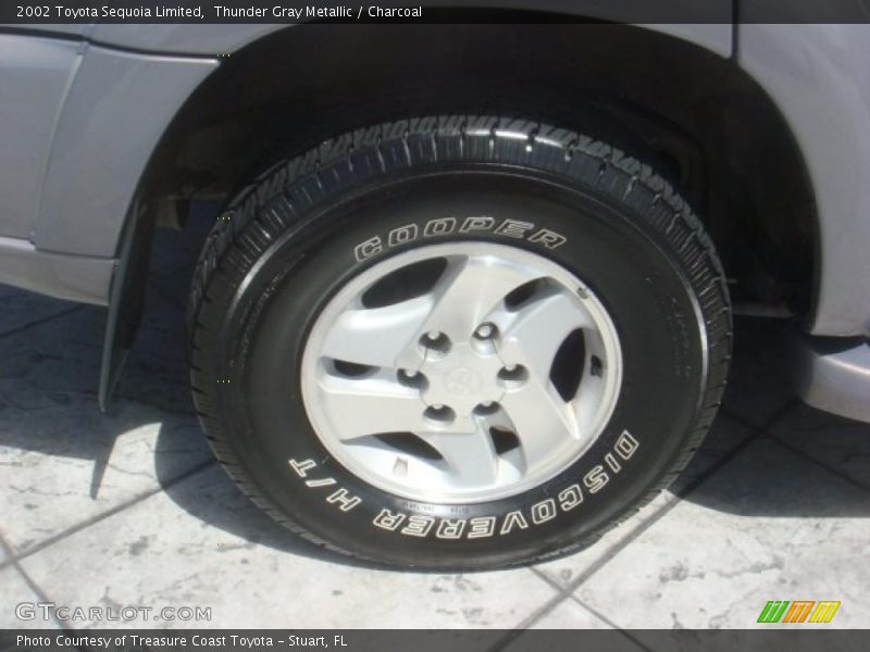 Thunder Gray Metallic / Charcoal 2002 Toyota Sequoia Limited