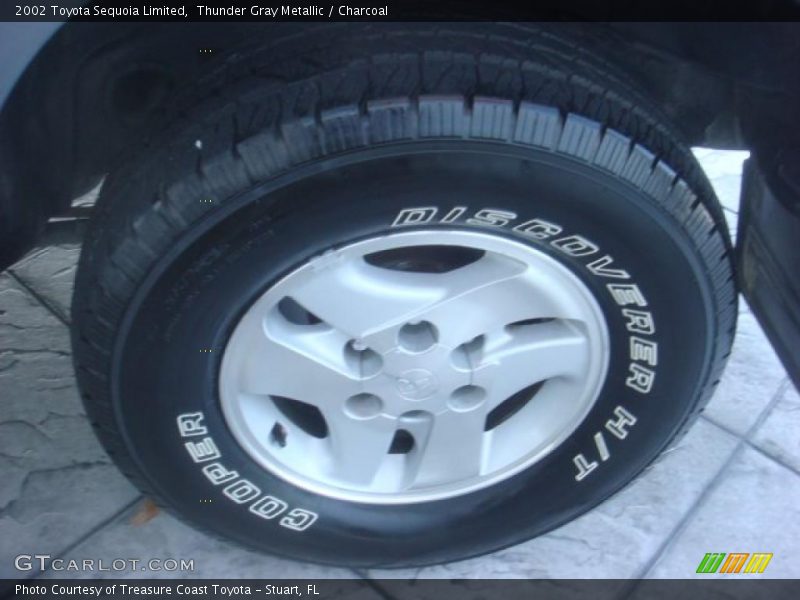 Thunder Gray Metallic / Charcoal 2002 Toyota Sequoia Limited