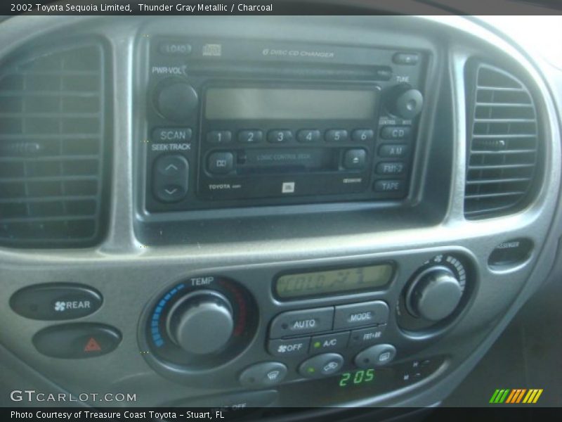 Thunder Gray Metallic / Charcoal 2002 Toyota Sequoia Limited
