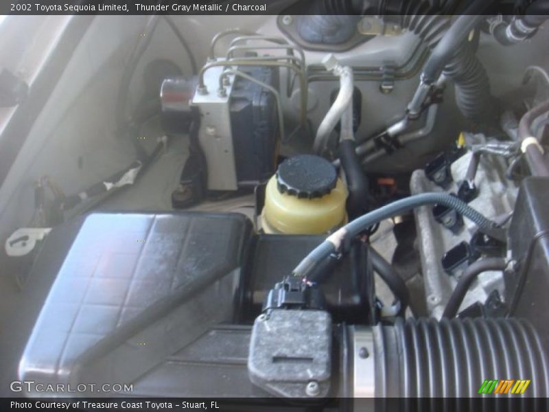 Thunder Gray Metallic / Charcoal 2002 Toyota Sequoia Limited