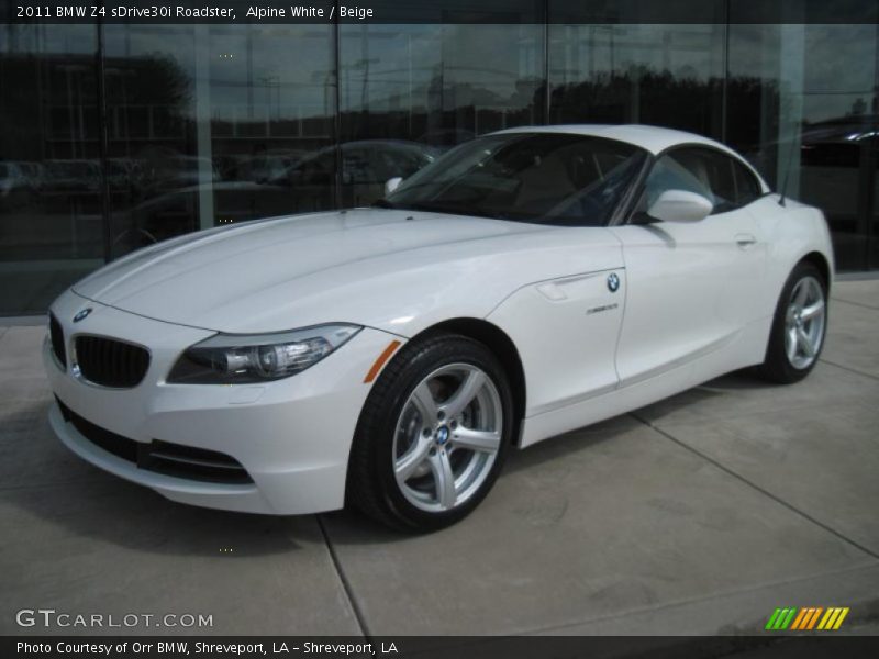 Alpine White / Beige 2011 BMW Z4 sDrive30i Roadster