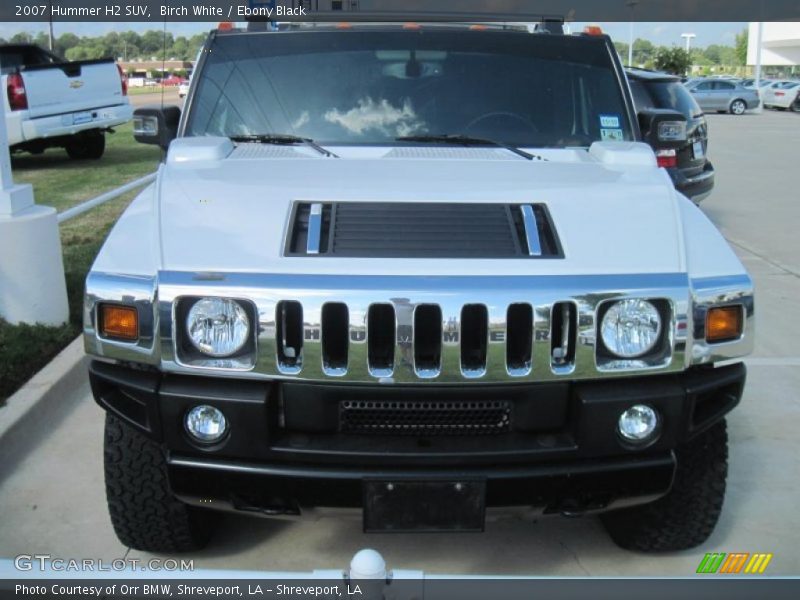 Birch White / Ebony Black 2007 Hummer H2 SUV