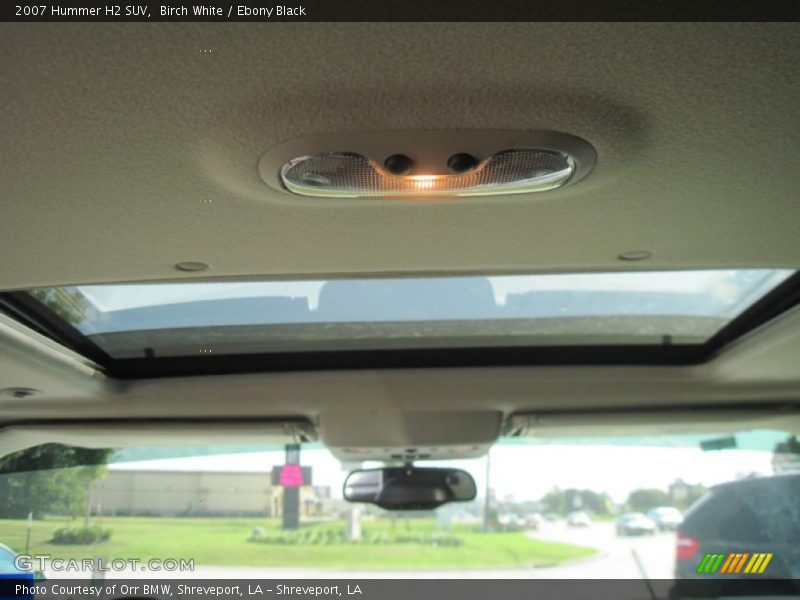 Birch White / Ebony Black 2007 Hummer H2 SUV