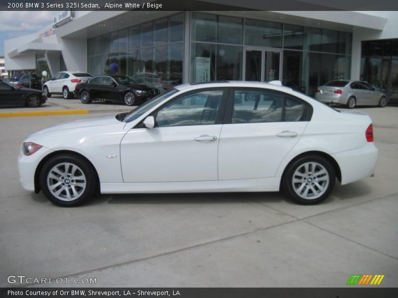 Alpine White / Beige 2006 BMW 3 Series 325i Sedan