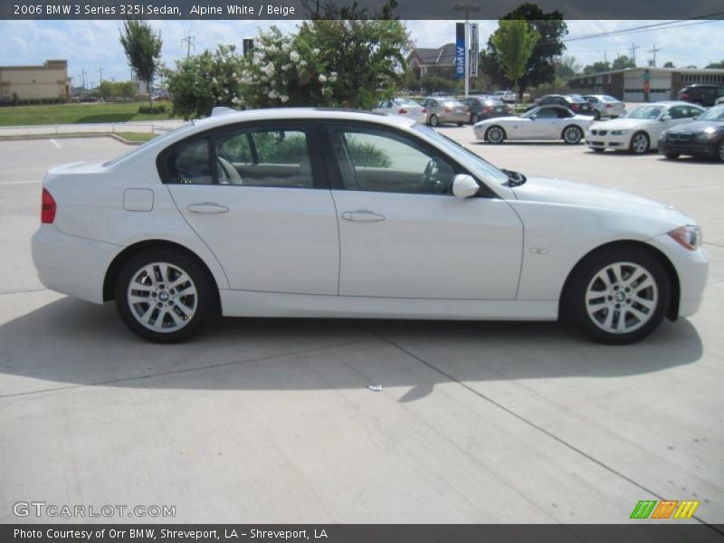 Alpine White / Beige 2006 BMW 3 Series 325i Sedan