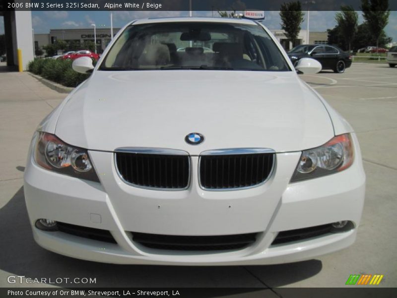 Alpine White / Beige 2006 BMW 3 Series 325i Sedan