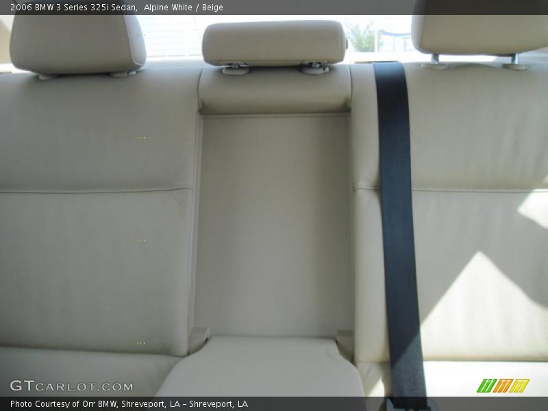 Alpine White / Beige 2006 BMW 3 Series 325i Sedan