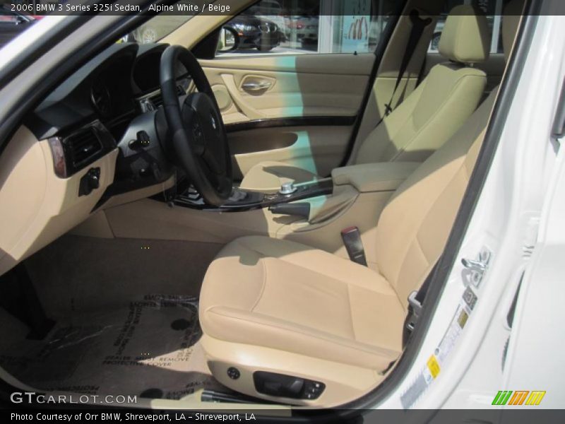 Alpine White / Beige 2006 BMW 3 Series 325i Sedan