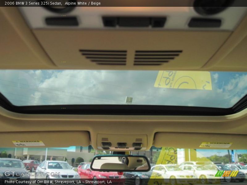 Alpine White / Beige 2006 BMW 3 Series 325i Sedan