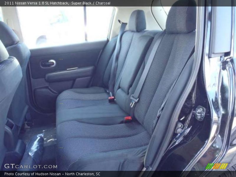 Super Black / Charcoal 2011 Nissan Versa 1.8 SL Hatchback