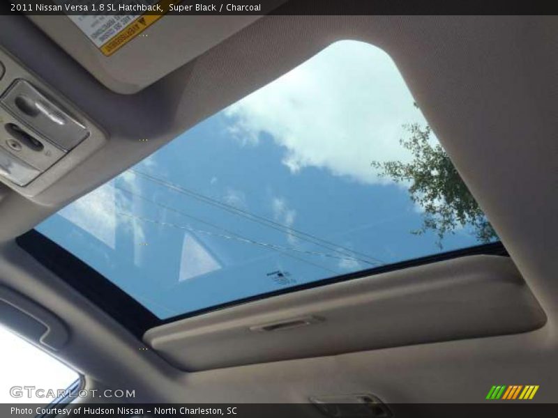 Super Black / Charcoal 2011 Nissan Versa 1.8 SL Hatchback